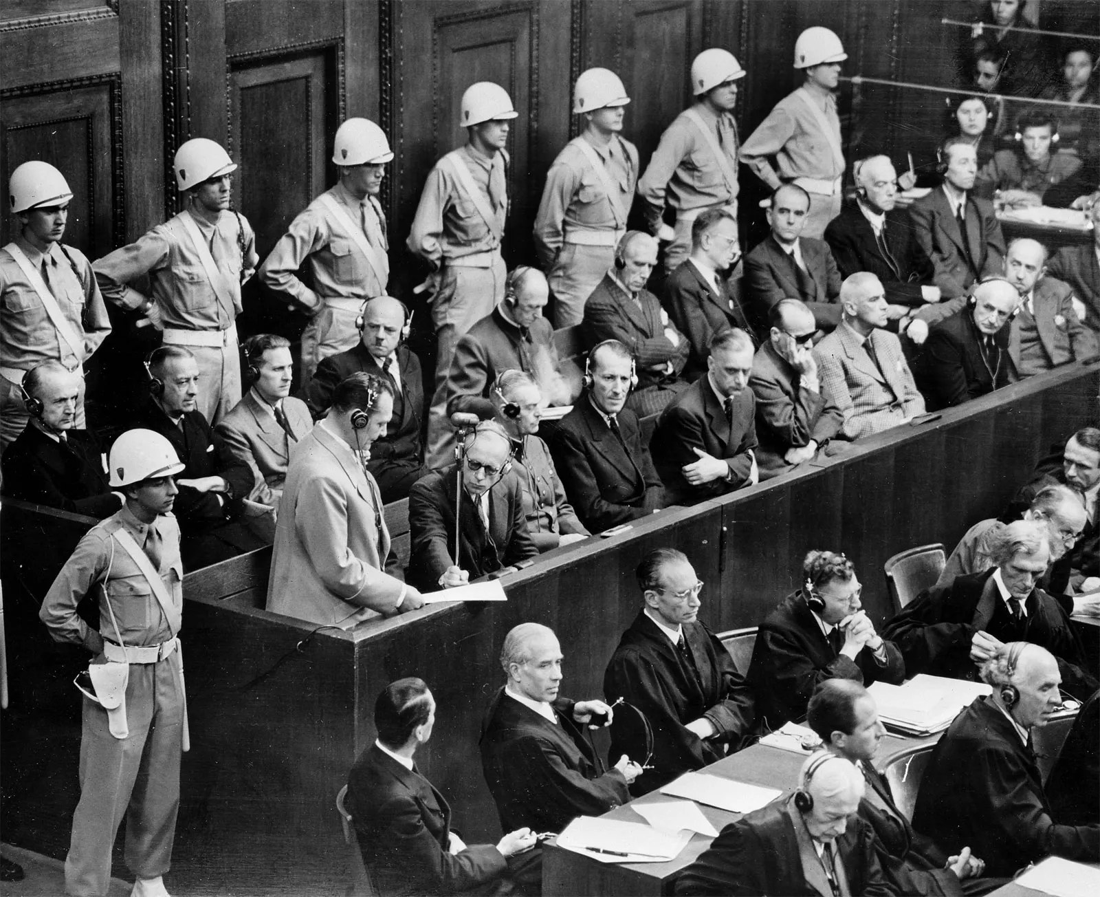Nuremberg Trials courtroom