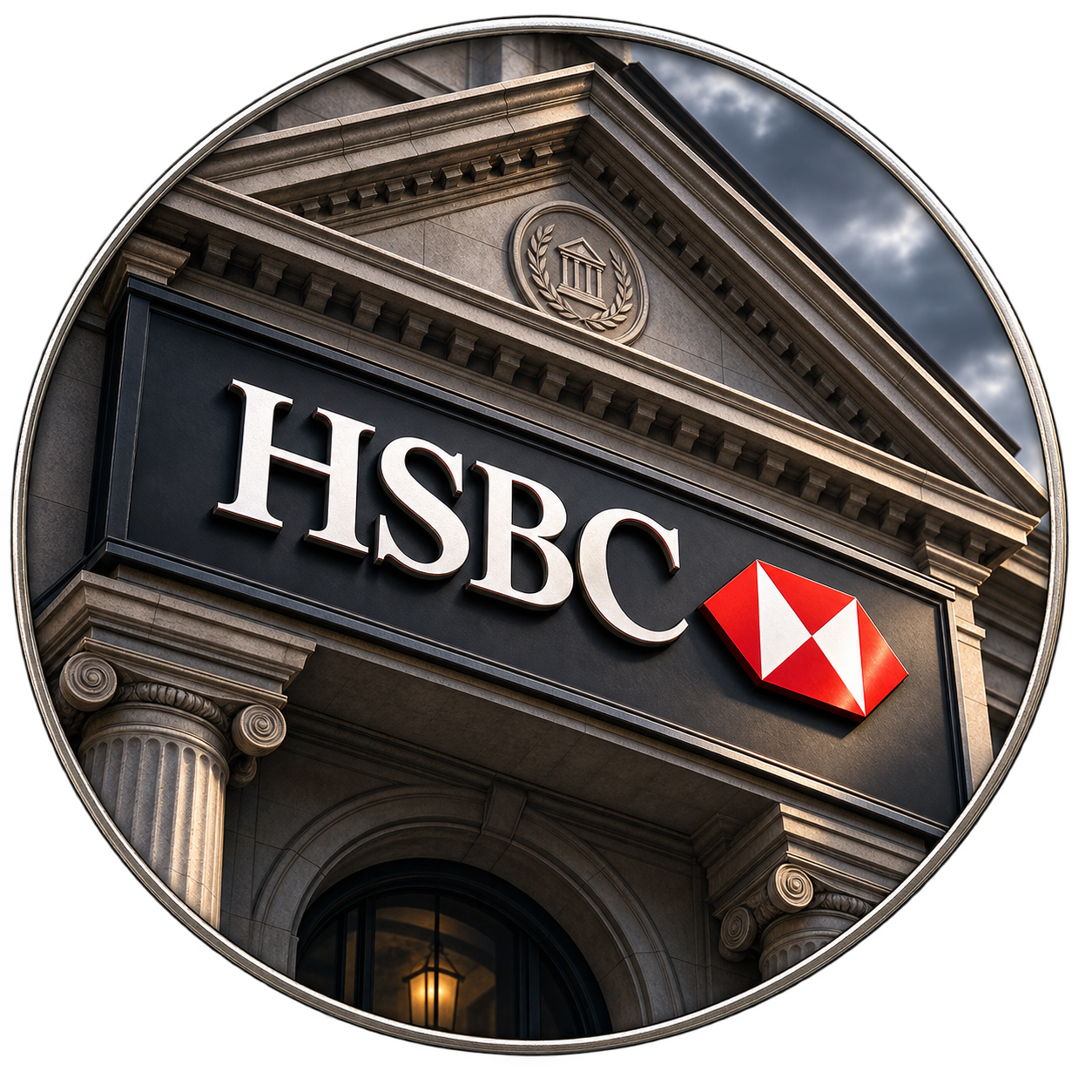 Bank facade representing 2008 mortgage-backed securities