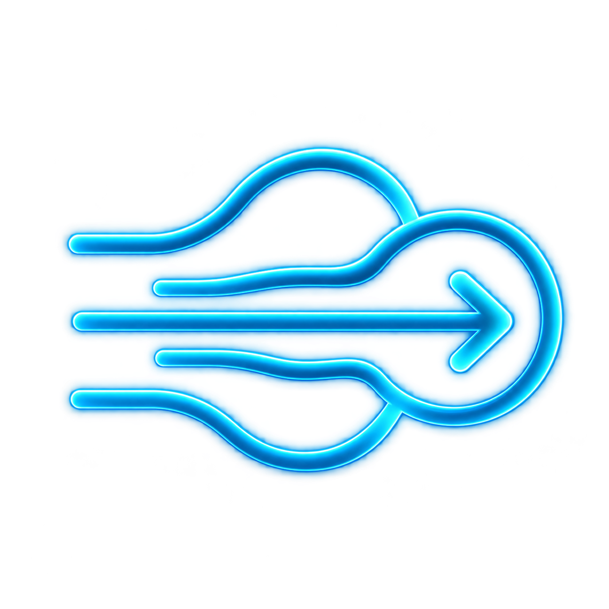 Airflow icon for hypersonic velocity